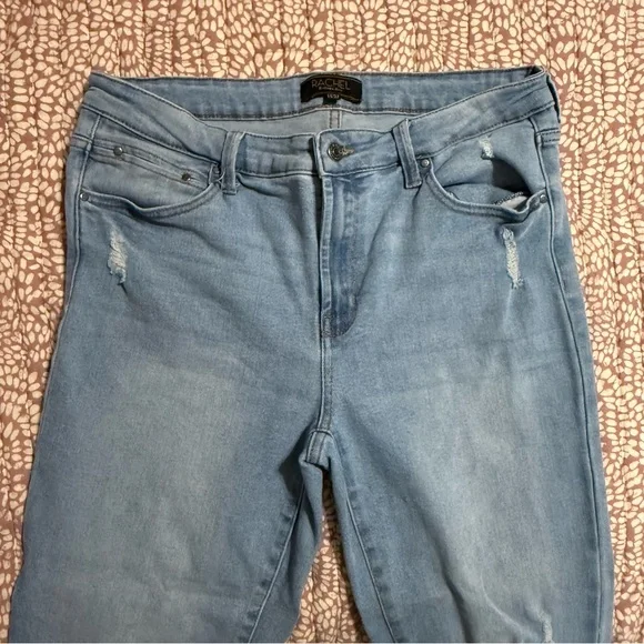 RACHEL Rachel Roy Light Blue Straight Leg Jeans 14/32 - Picture 3 of 9